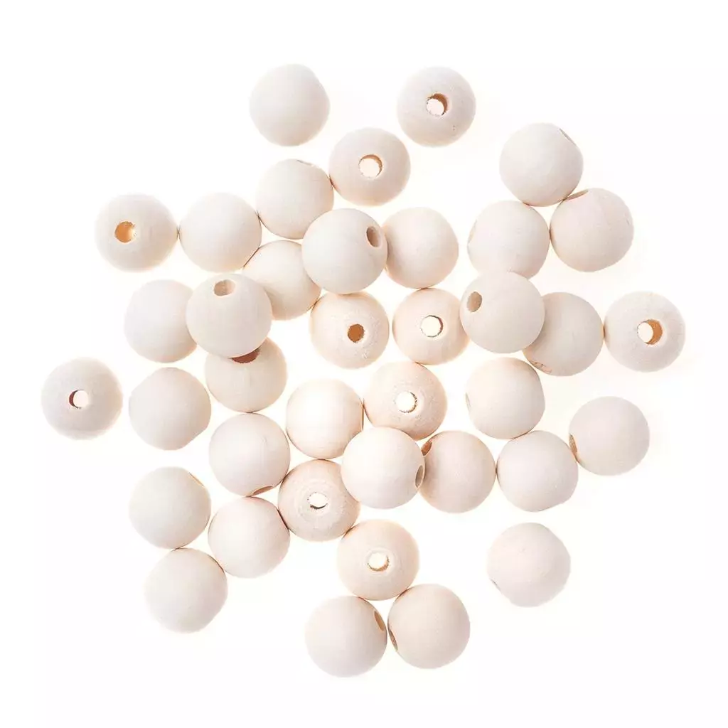 Koraliki drewniane kulki 16mm - Papiernicze i szkolne