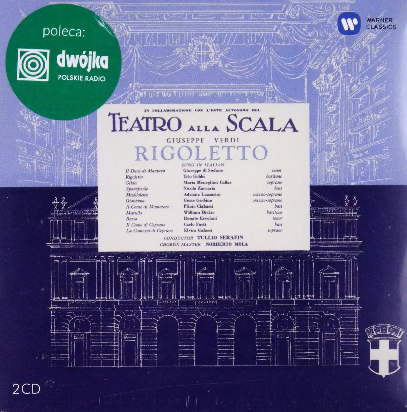 Verdi: Rigoletto (1955), CD - Muzyka