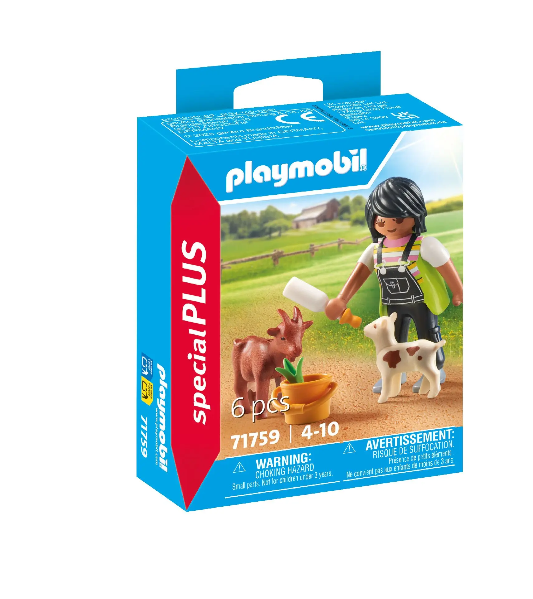 Playmobil Dziewczynka z kozami 71759 - Zabawki