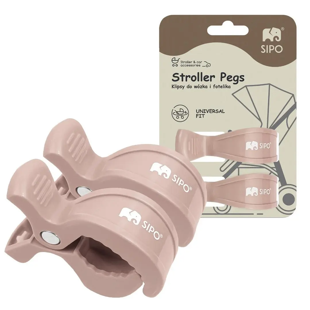 Klipsy do wózka 2szt - Mama i dziecko