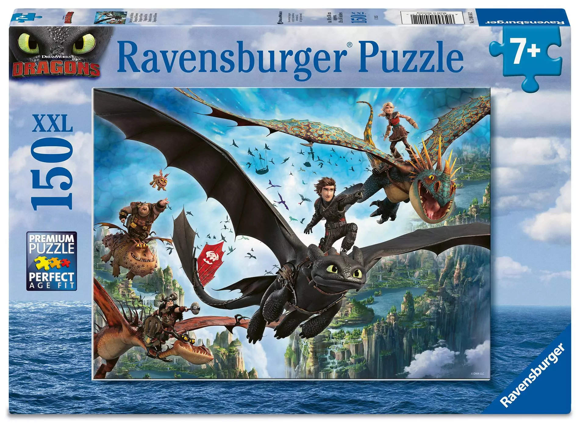 Puzzle XXL 150 Jak wytresować smoka - Puzzle