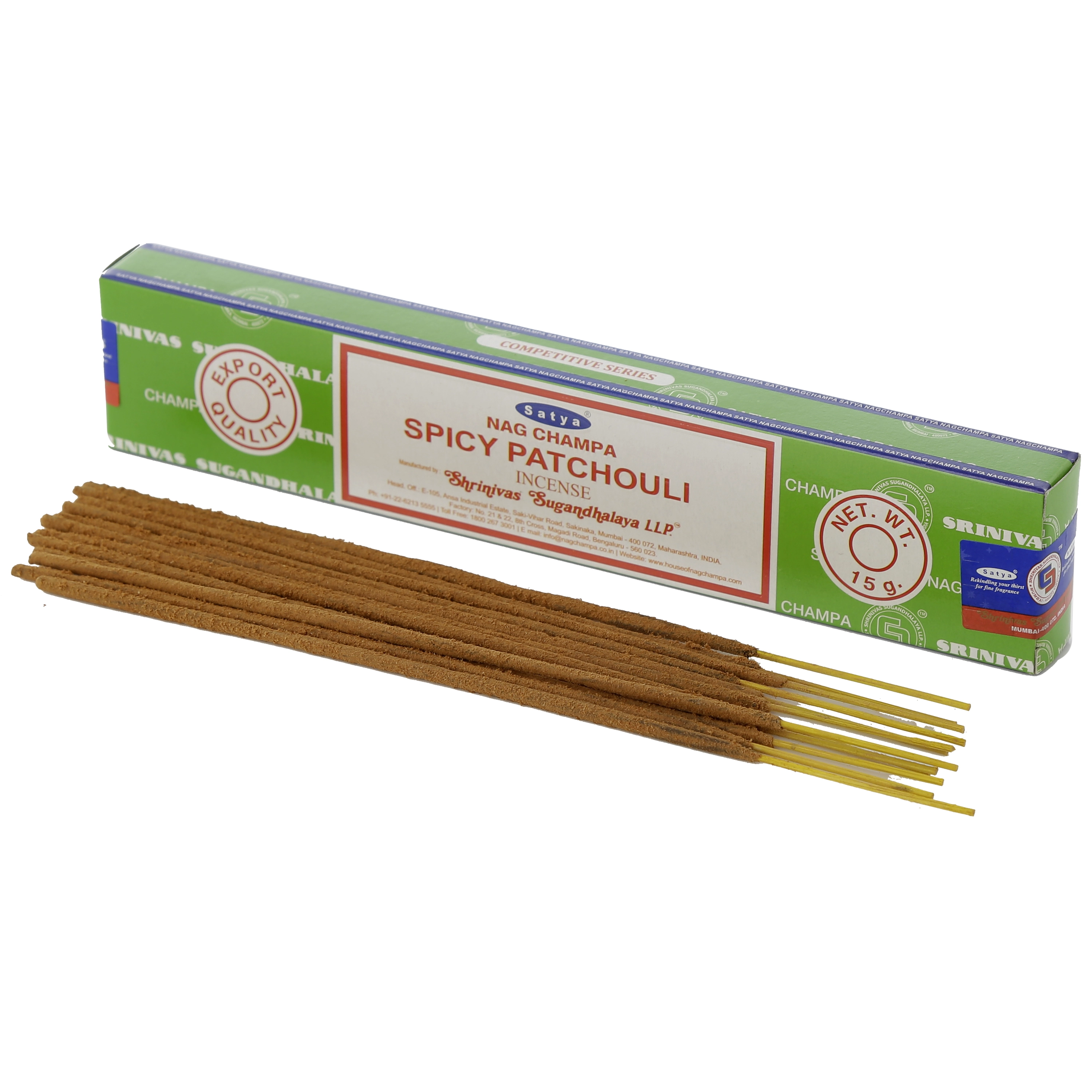 Kadzidełka - Satya Spicy Patchouli Nag Champa - Mama i dziecko