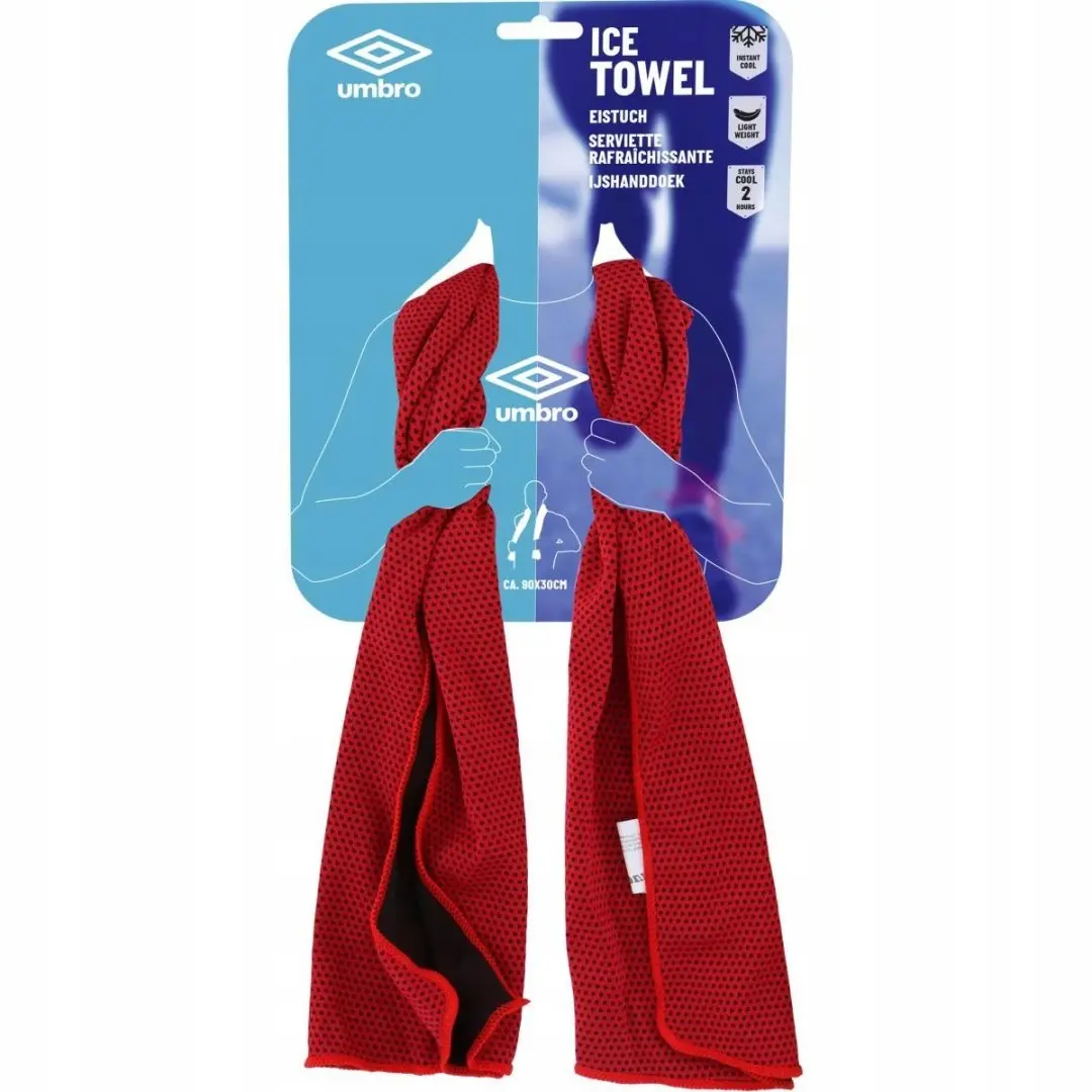 Ręcznik Chłodzący Sportowy 90X30CM Umbro Czerwony - Elektronika i akcesoria