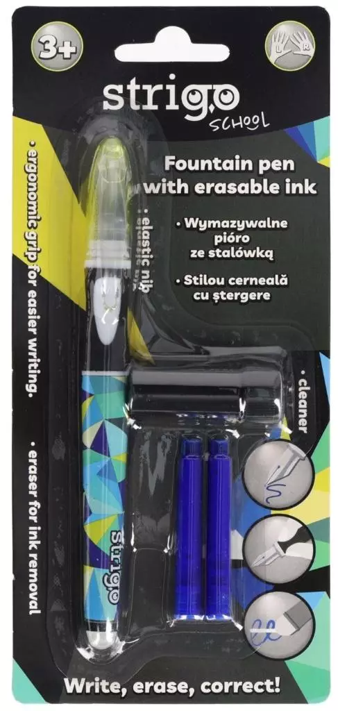 Pióro wymazywalne ze stalówką Geometric STRIGO - Papiernicze i szkolne