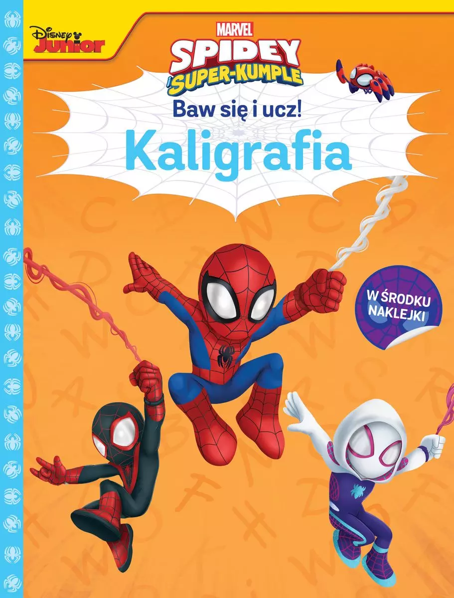 Baw się i ucz! Kaligrafia. Marvel Spidey i super-kumple - Książki