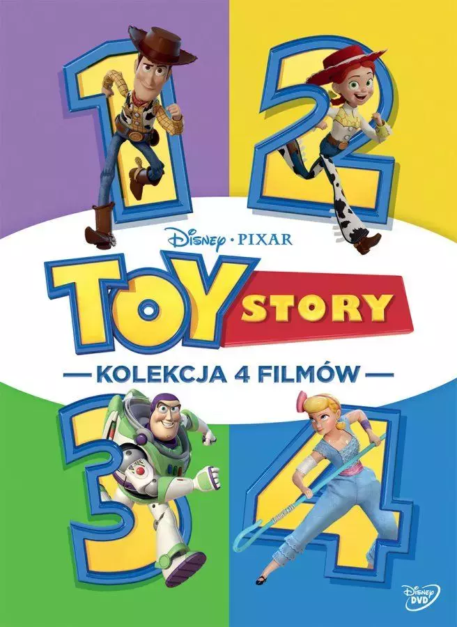 Toy Story 1-4, 4 DVD - Filmy