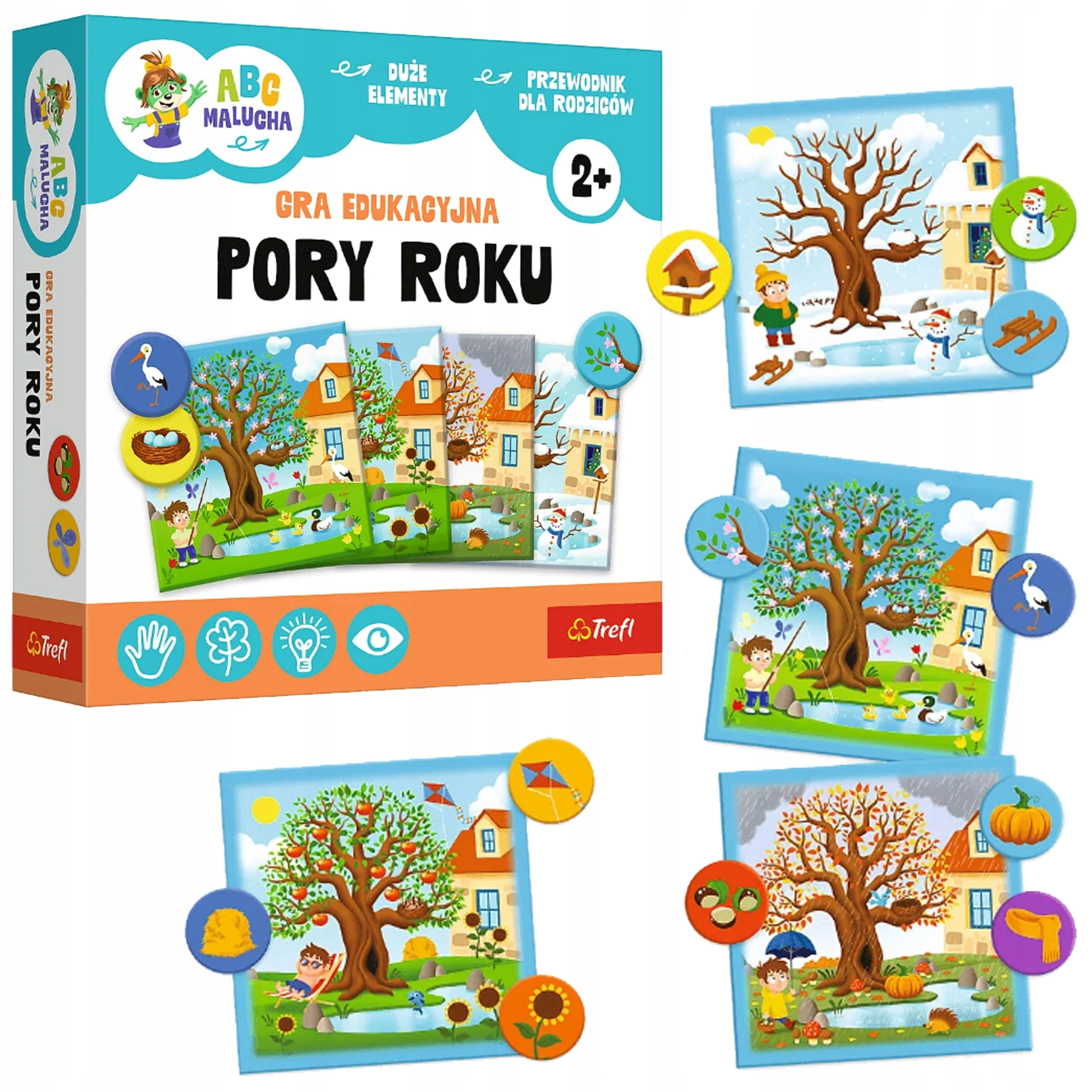Gra planszowa PORY ROKU ABC MALUCHA Trefl - Gry