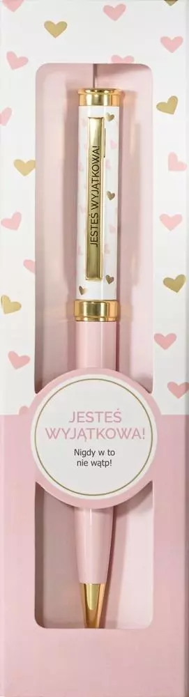Długopis z grawerem na prezent, Jesteś wyjątkowa! - Papiernicze i szkolne