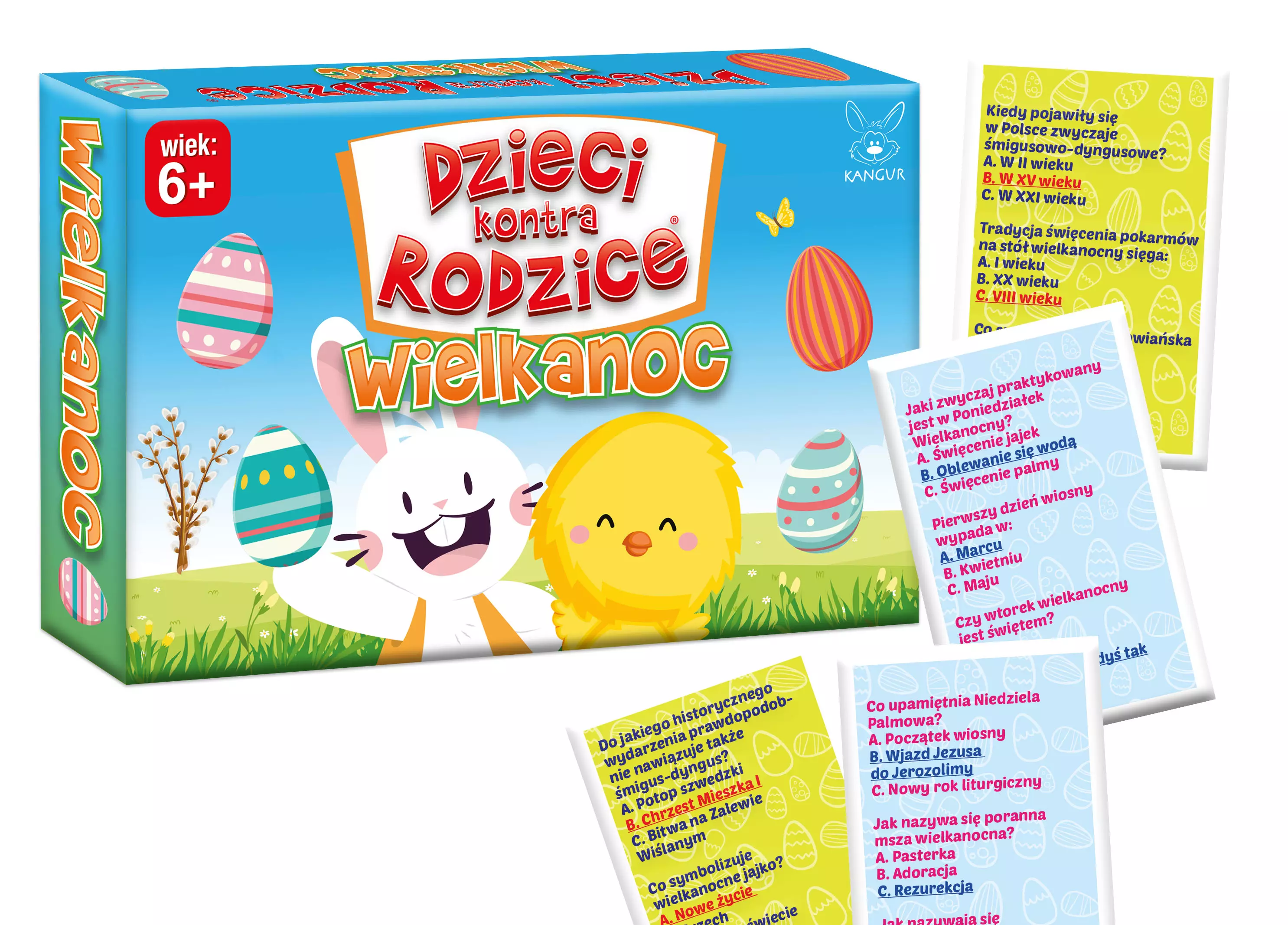 Dzieci kontra Rodzice. Wielkanoc - Gry