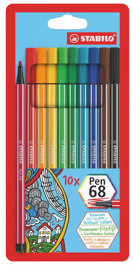 Flamastry Pen 68 (10 sztuk)