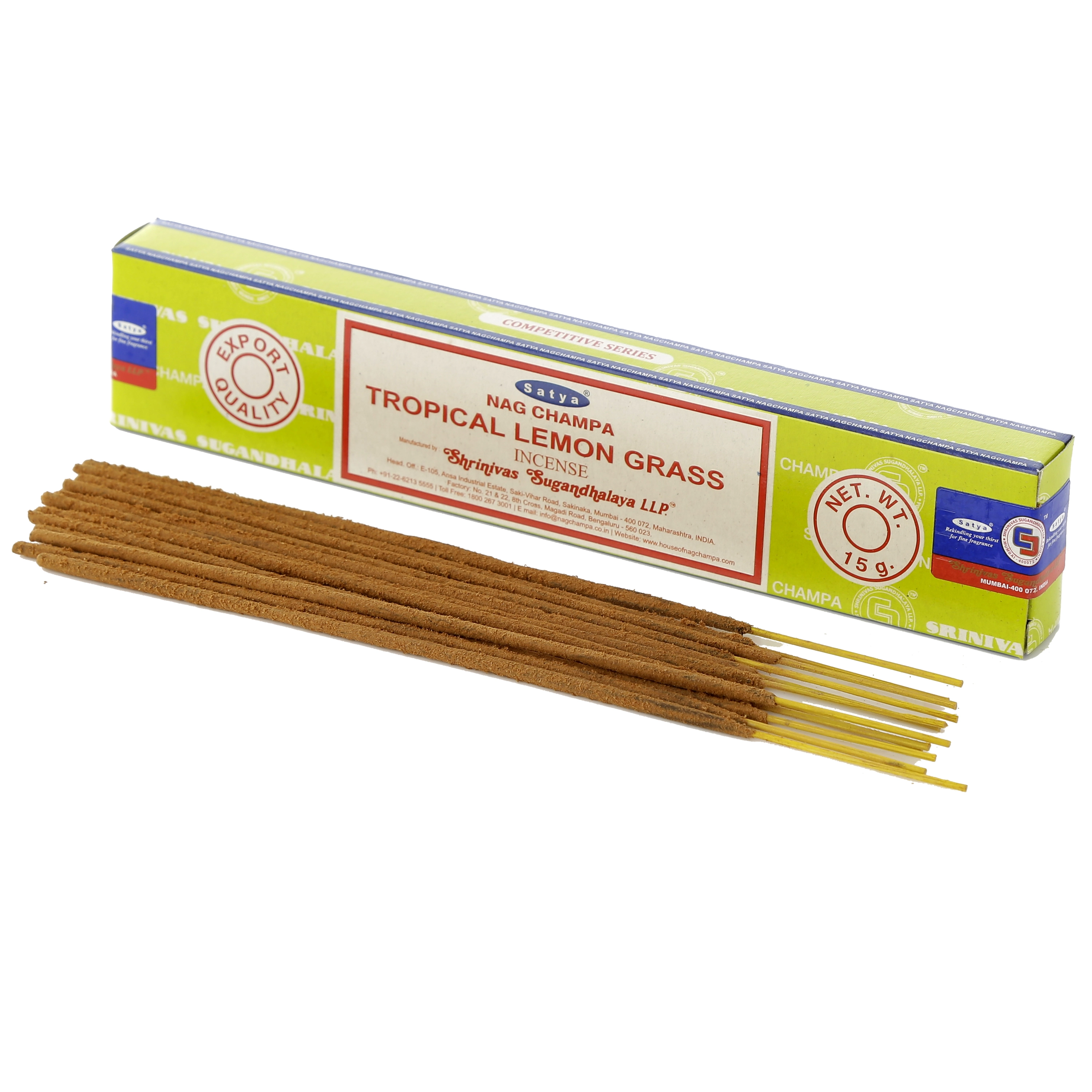 Kadzidełka - Satya Tropical Lemon Grass Nag Champa - Mama i dziecko