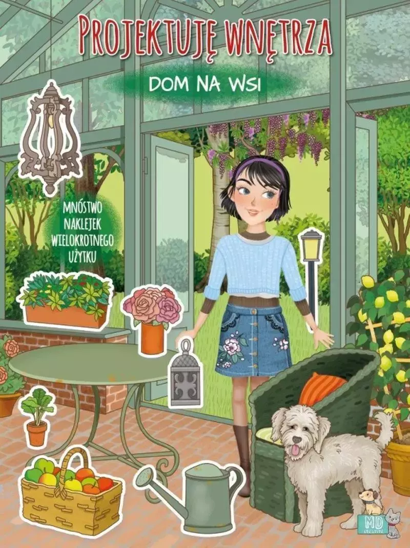 Dom na wsi. Projektuję wnętrza z naklejkami - Książki