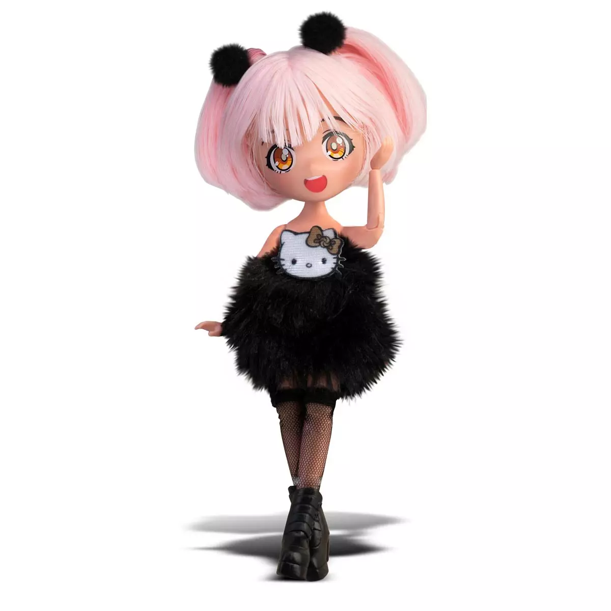 MANGA HELLO KITTY Różowa, lalka, 19.5 cm - Zabawki