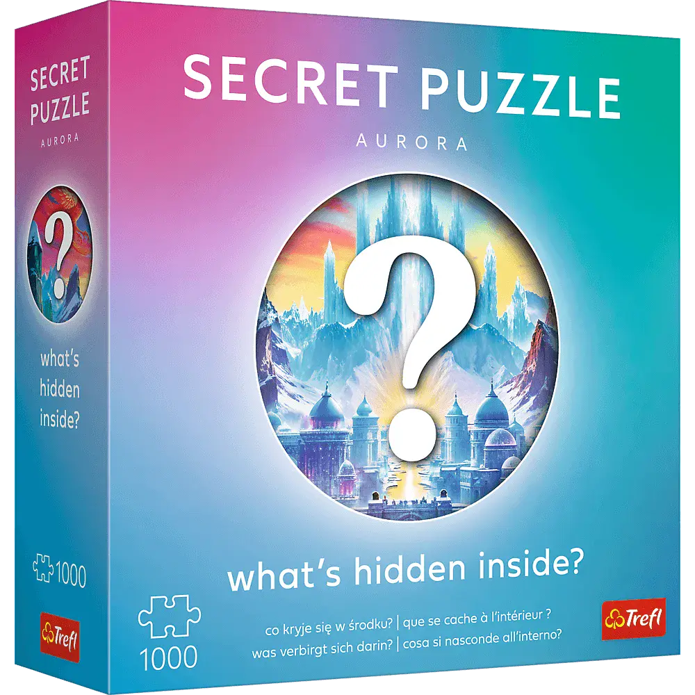 Wysokiej jakości puzzle niespodzianka - Secret Puzzle Aurora 1000 elementów