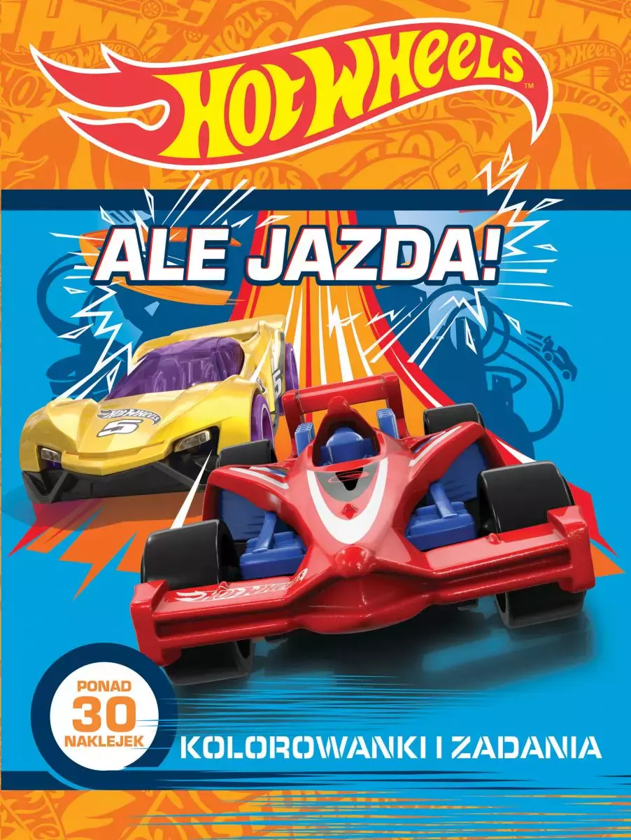 Hot Wheels. Ale jazda! Kolorowanki i zadania - Książki
