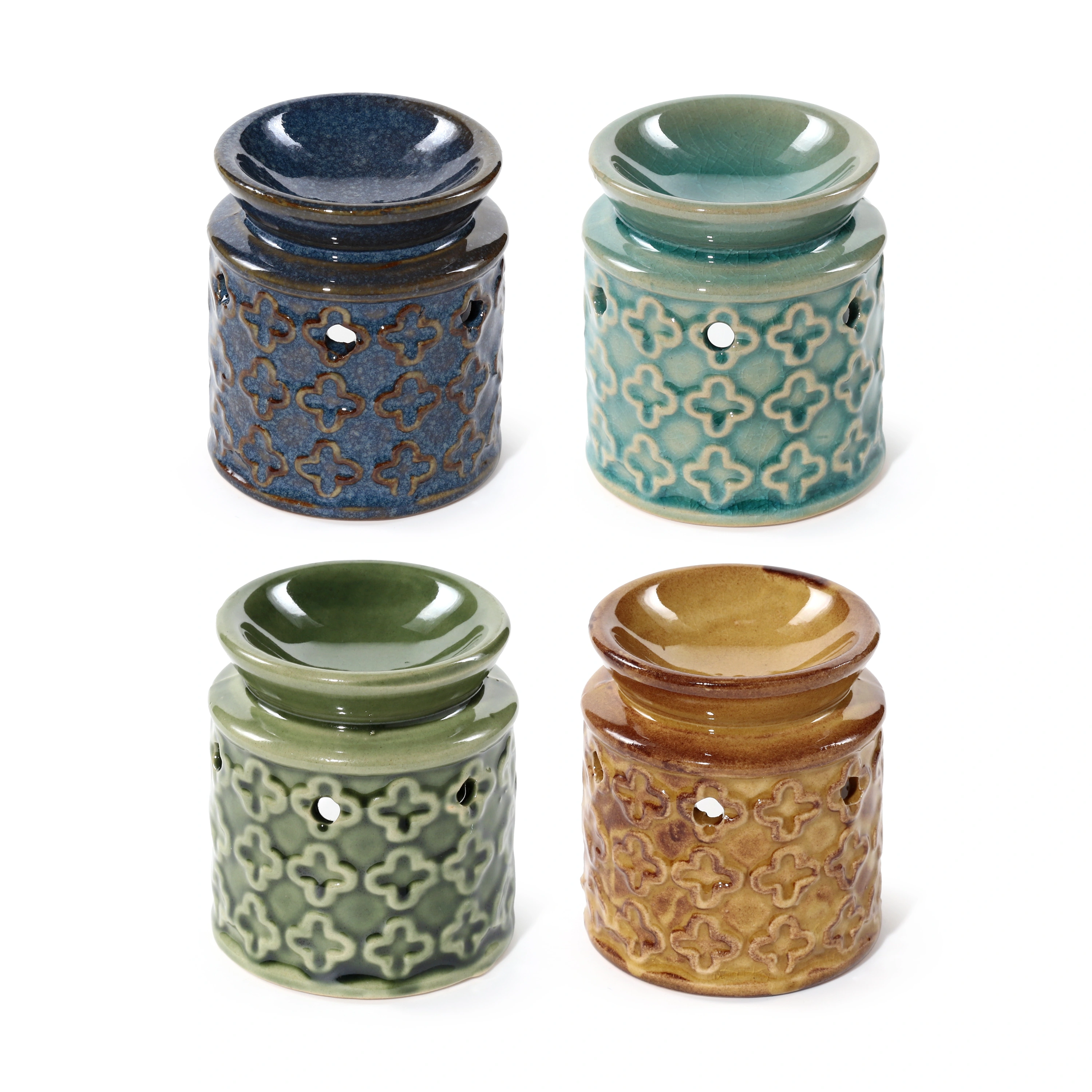 Kominek - podgrzewacz do olejków - Eden z motywem kwiatowym - Mama i dziecko