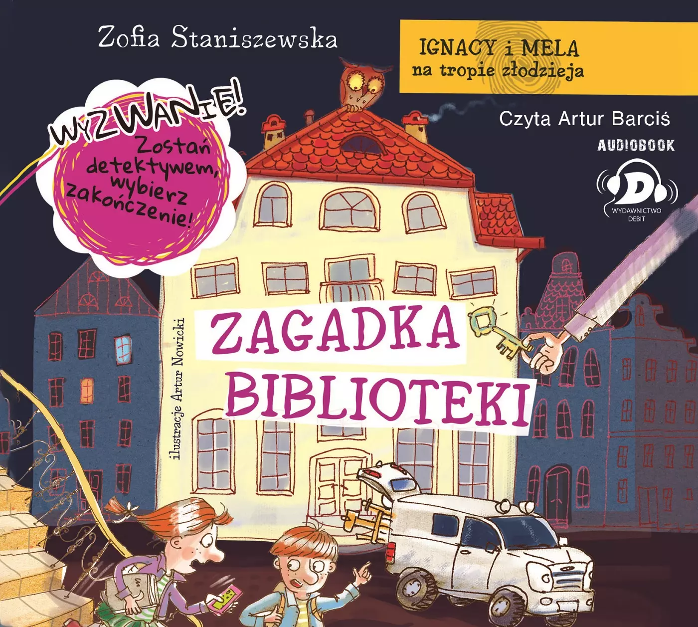 Ignacy i Mela na tropie złodzieja. Zagadka biblioteki. Audiobook - Audiobooki