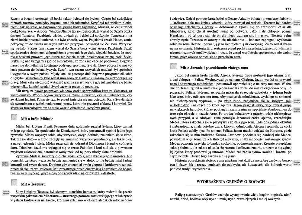 Mitologia Greków i Rzymian (wydanie z opracowaniem i streszczeniem) - Książki