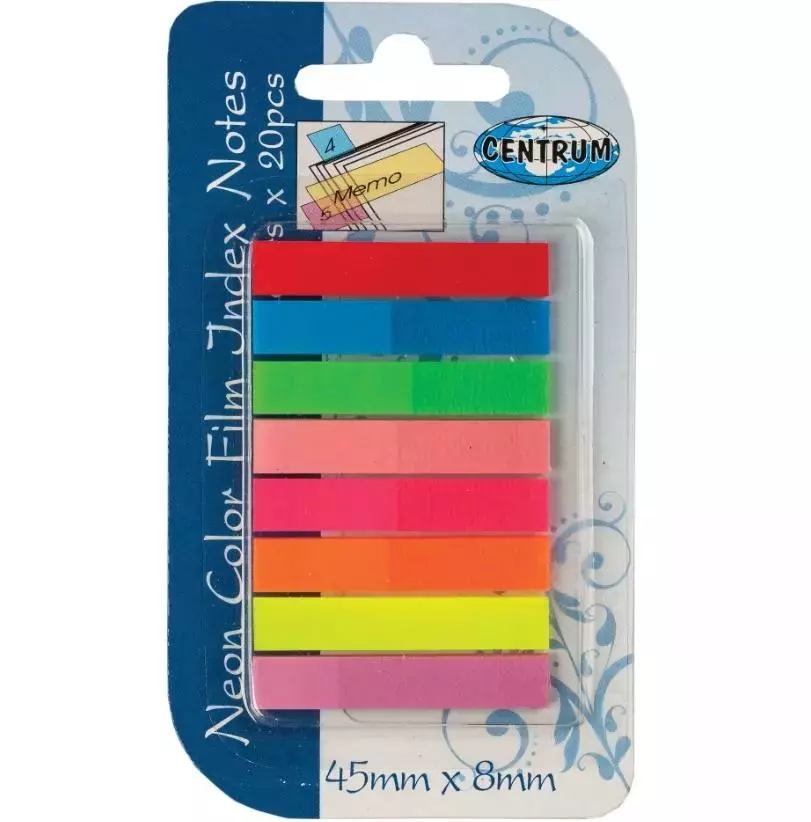 Zakładki indeksujące 45x8mm 20K. 83504 - Papiernicze i szkolne