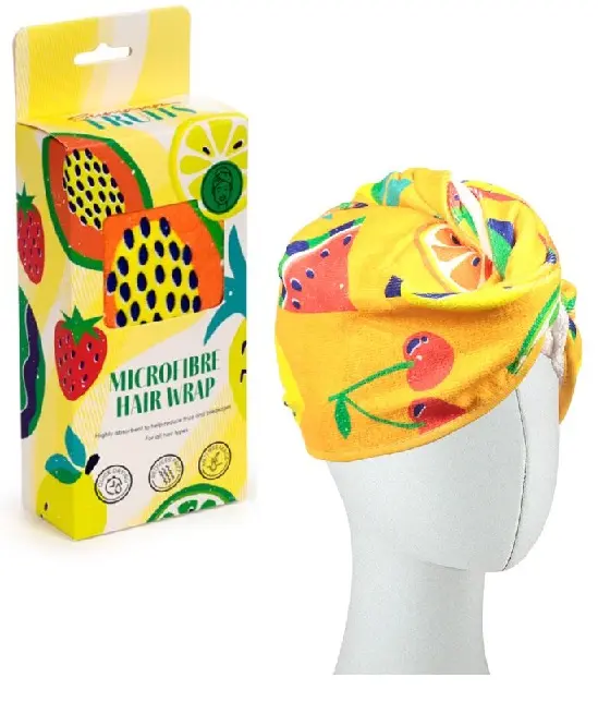 Turban do włosów z mikrofibry, Summer Fruits - Zabawki