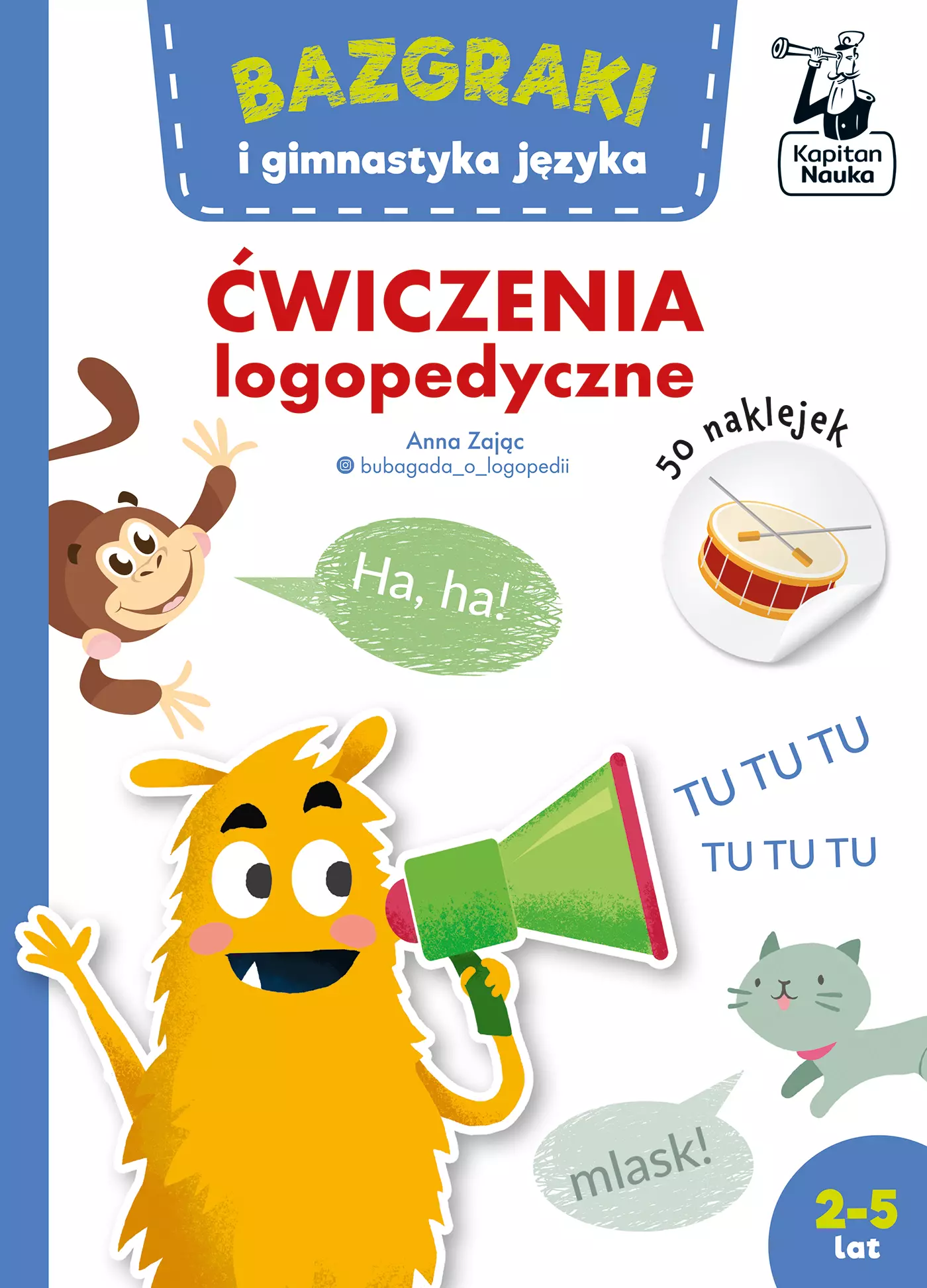 Bazgraki i gimnastyka języka. Ćwiczenia logopedyczne - Książki