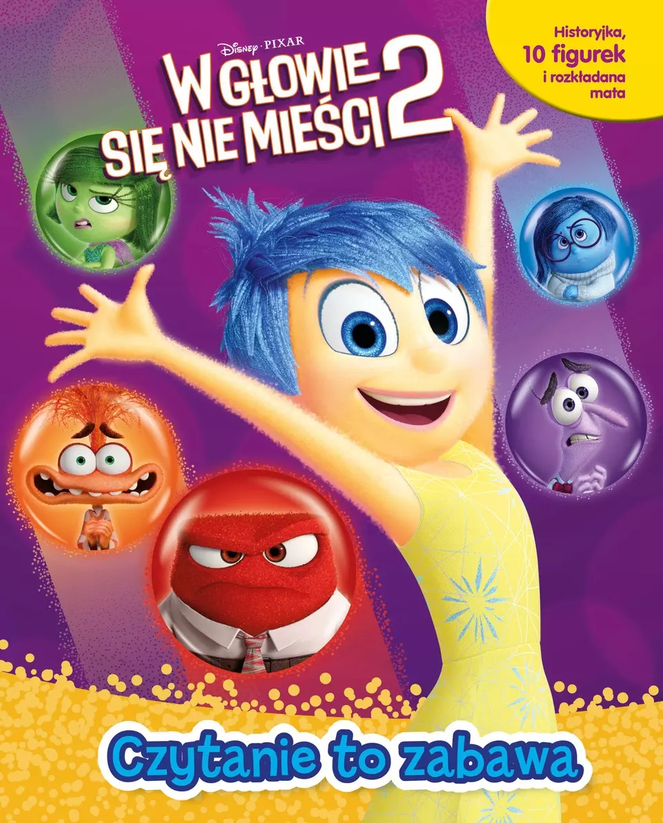 Czytanie to zabawa. Disney Pixar W głowie się nie mieści 2 - Książki