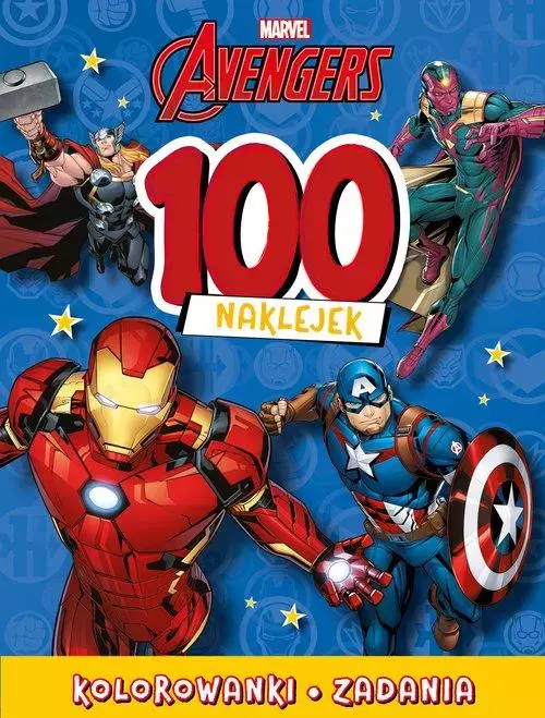 100 naklejek. Avengers. Marvel - Książki