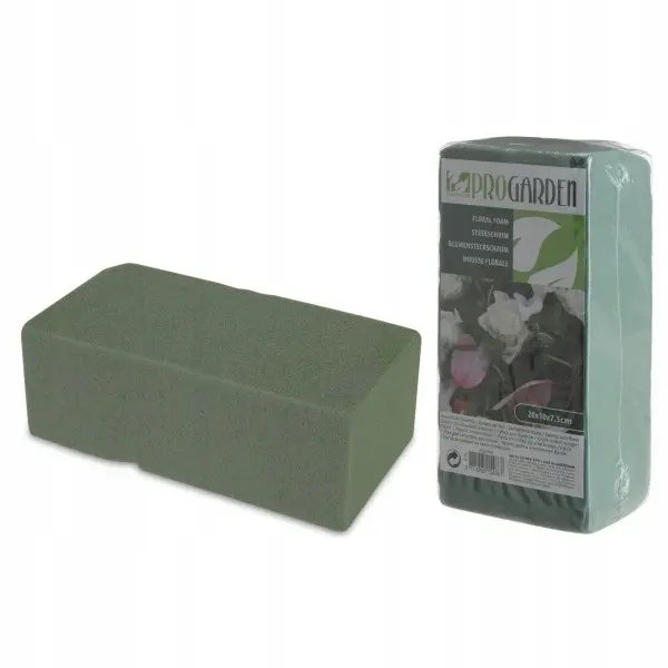 Gąbka Florystyczna Kostka 20x10x7CM Mokra - Elektronika i akcesoria