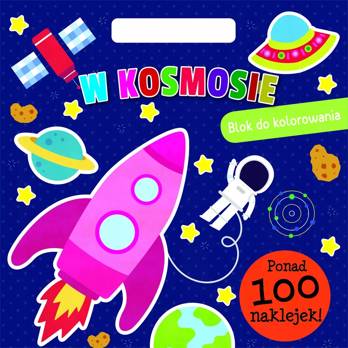 Blok do kolorowania W kosmosie - Książki