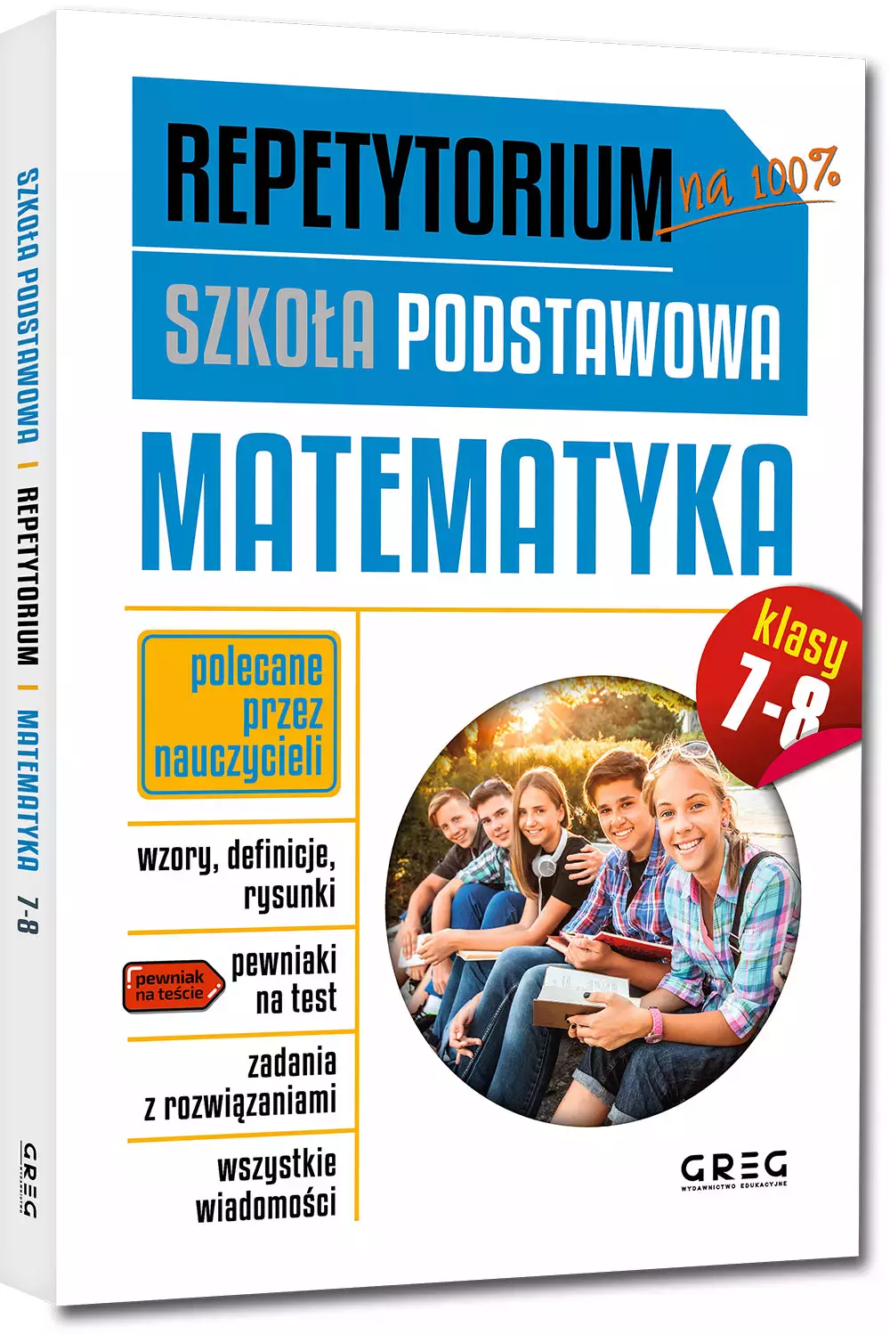 Repetytorium - szkoła podstawowa. Matematyka, klasy 7-8 - Książki