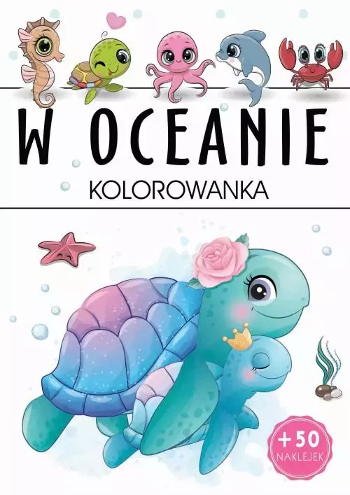 W oceanie. Kolorowanka - Książki