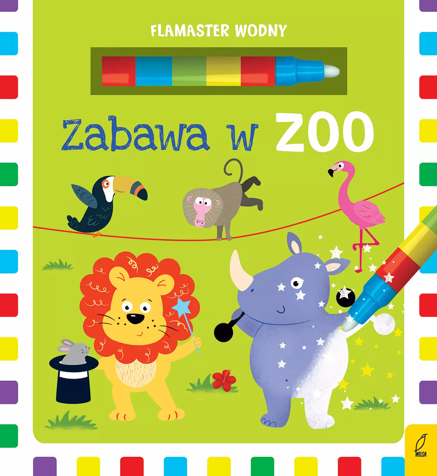 Flamaster wodny. Zabawa w zoo - Książki