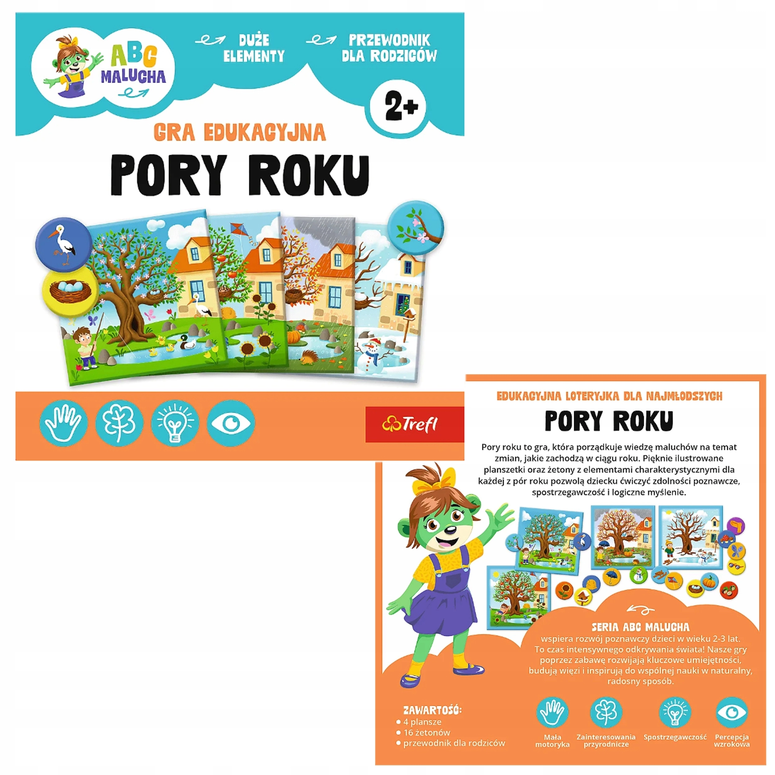 Gra planszowa PORY ROKU ABC MALUCHA Trefl - Gry