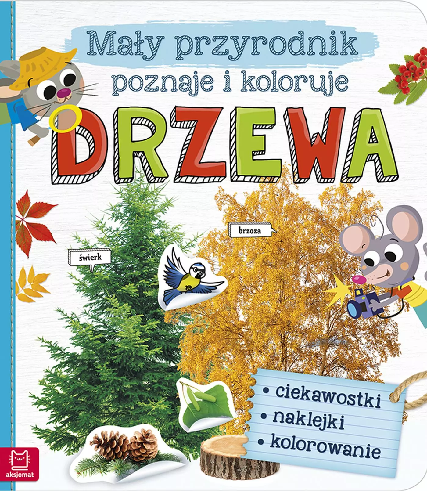 Mały przyrodnik poznaje i koloruje. Drzewa - Książki