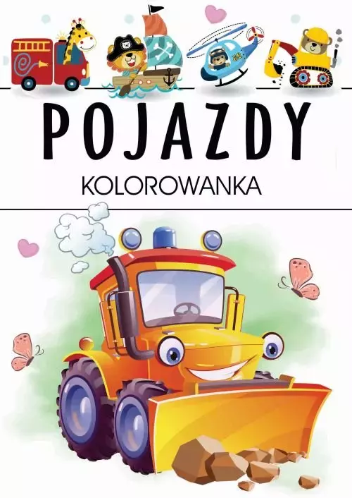 Pojazdy. Kolorowanka - Książki