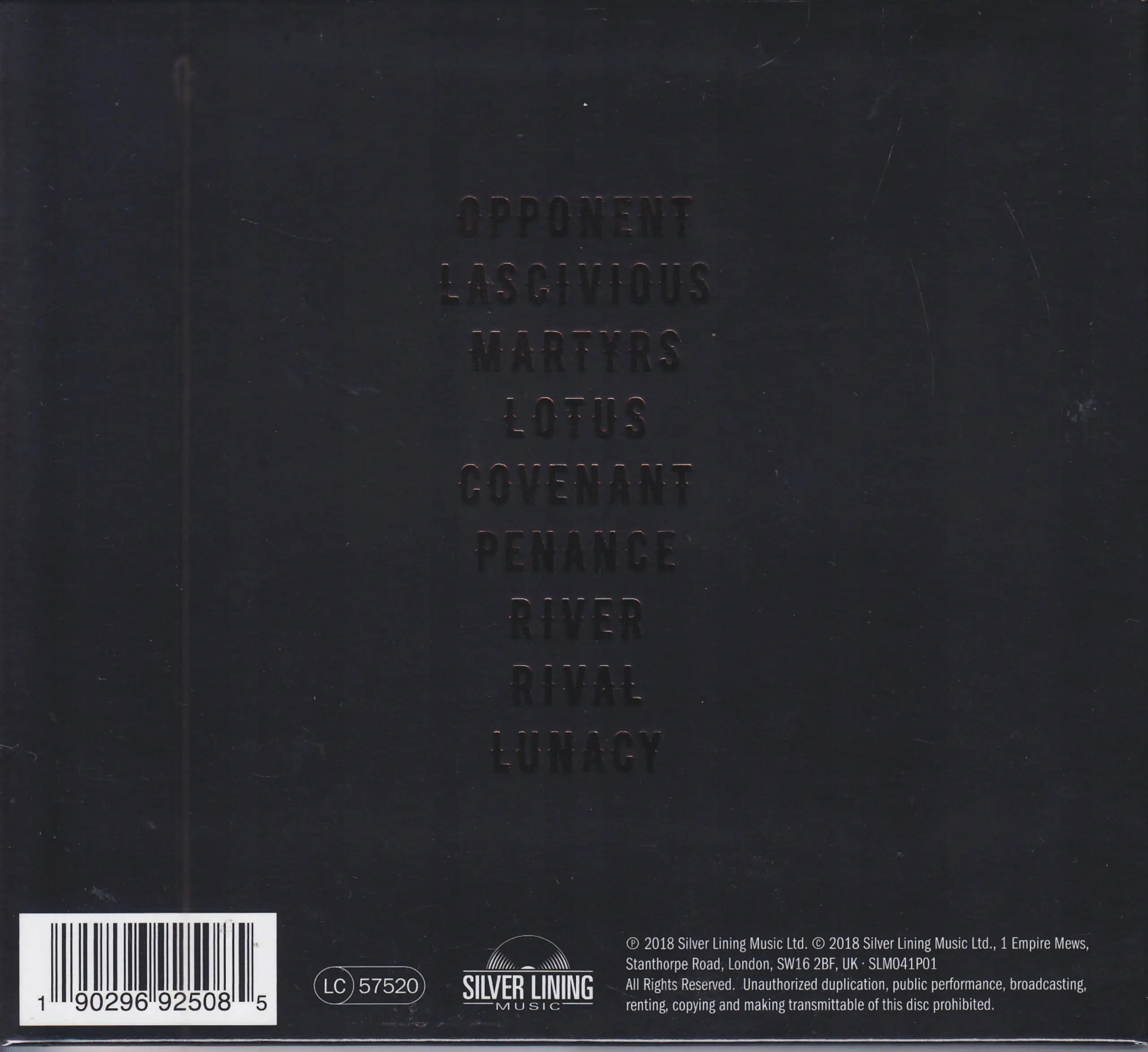 Lotus, CD - Muzyka