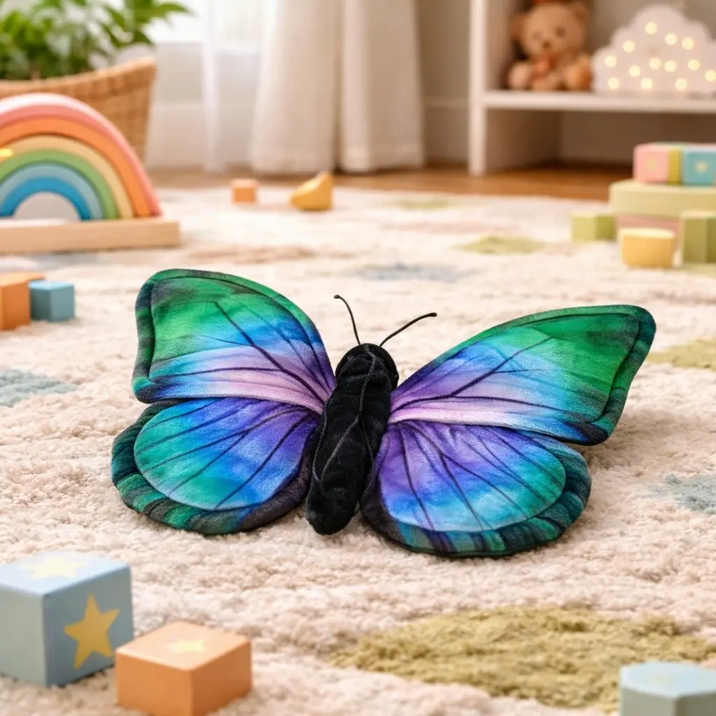 Motyl Morpho niebieski 30cm 34755 - Zabawki