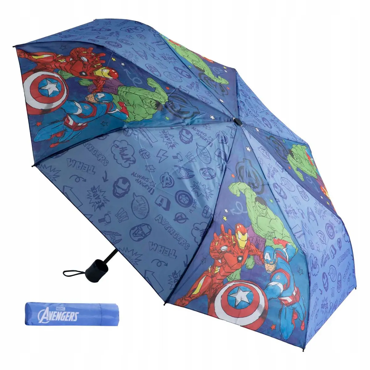 Parasol / Parasolka Składana z Pokrowcem, Avengers - Zabawki