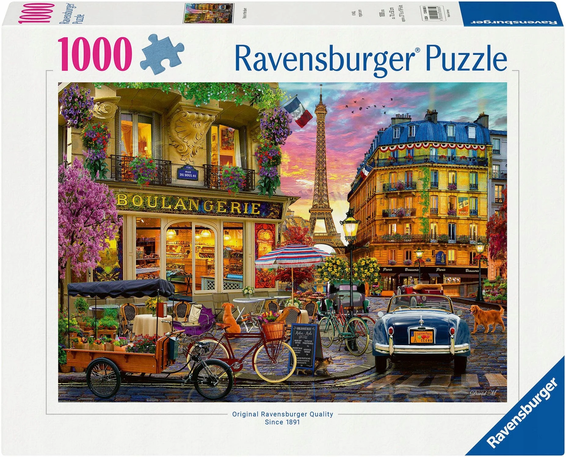 Puzzle Ravensburger 1000 elementów Paris in the Dawn