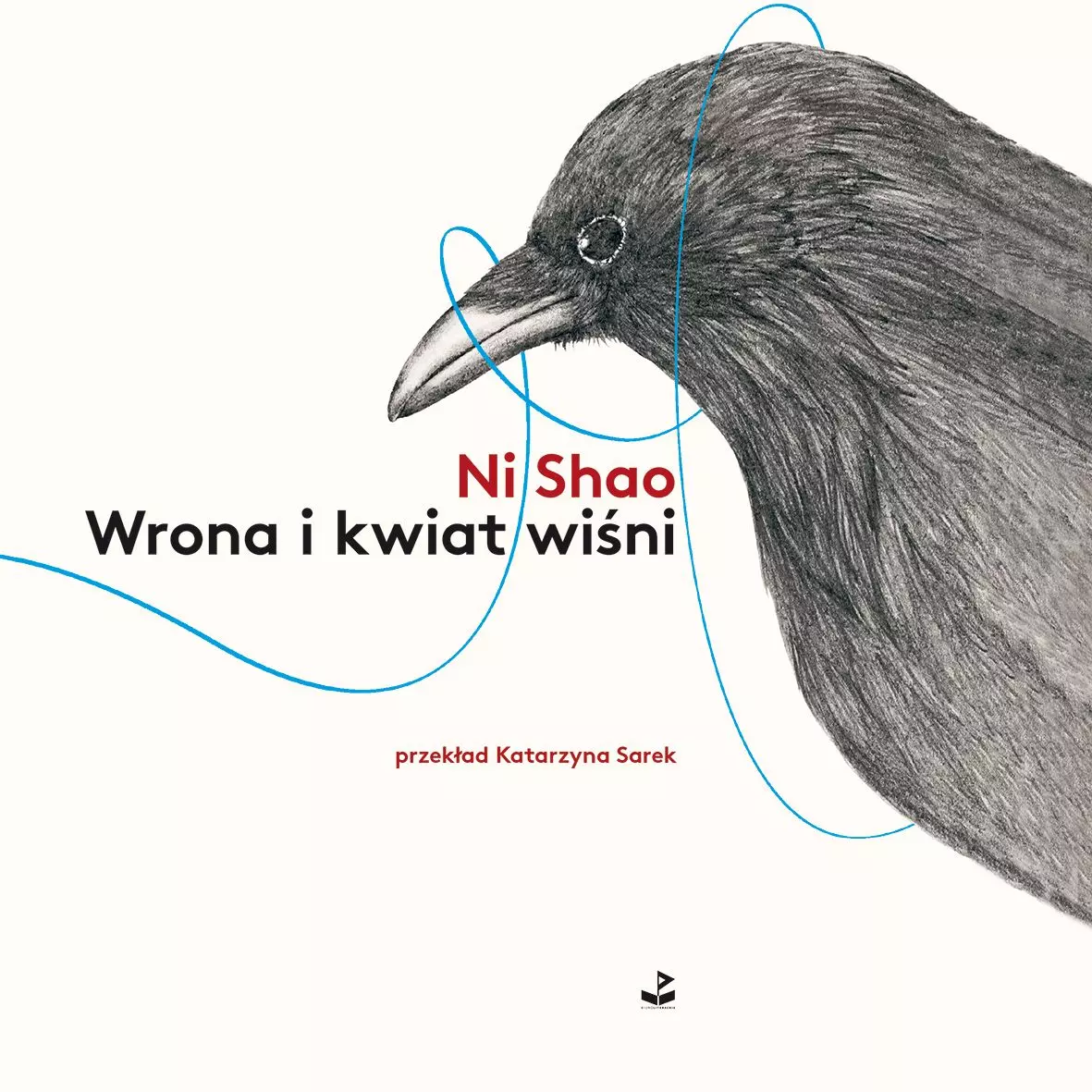 Wrona i kwiat wiśni