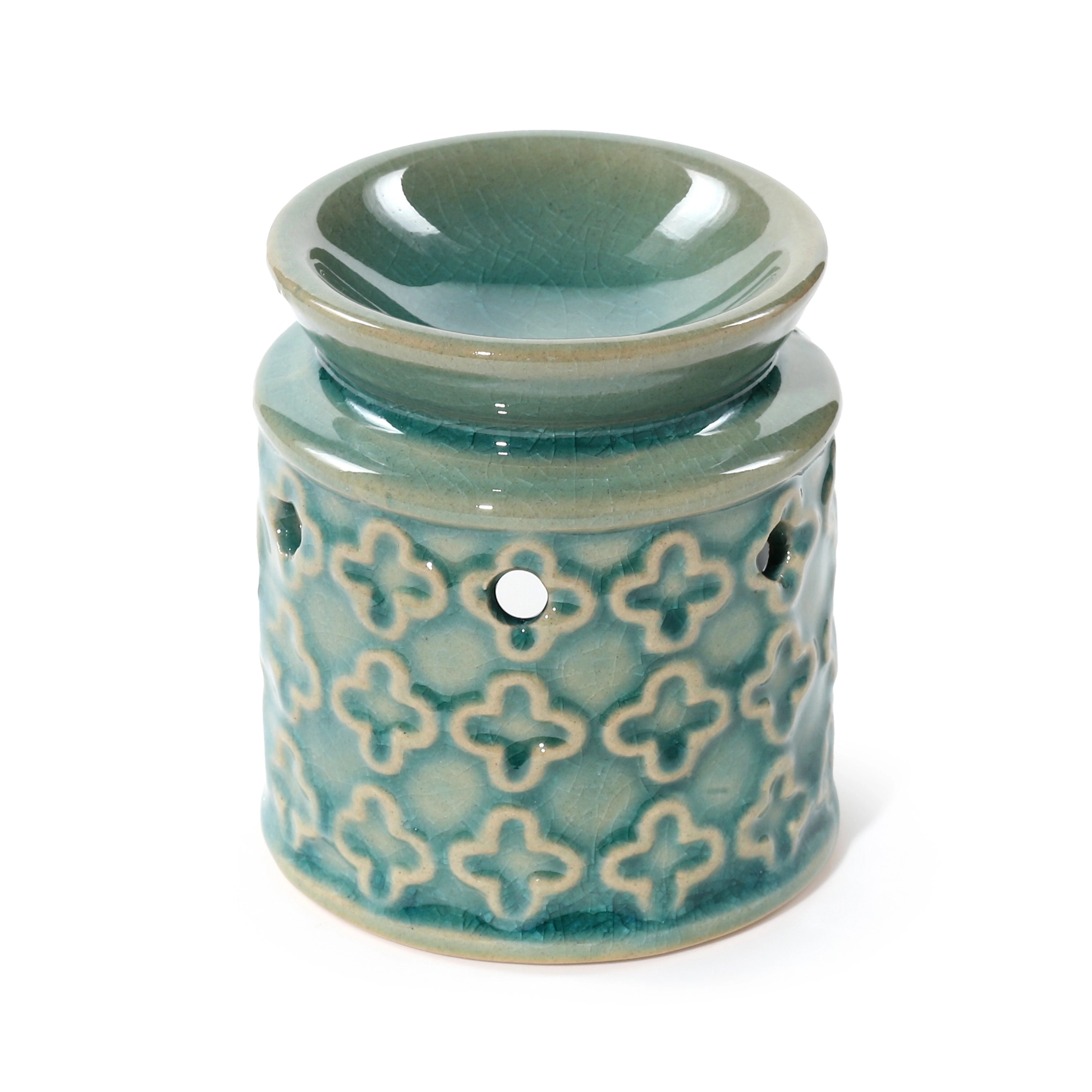 Kominek - podgrzewacz do olejków - Eden z motywem kwiatowym - Mama i dziecko