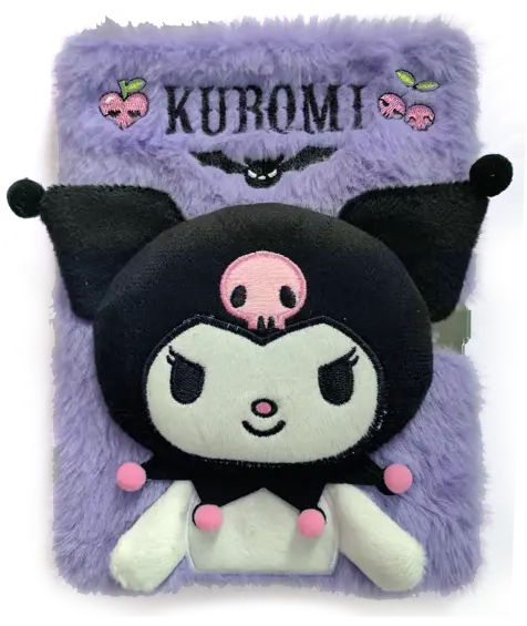 Pamiętnik pluszowy A5 3D Kuromi KU00010 - Papiernicze i szkolne