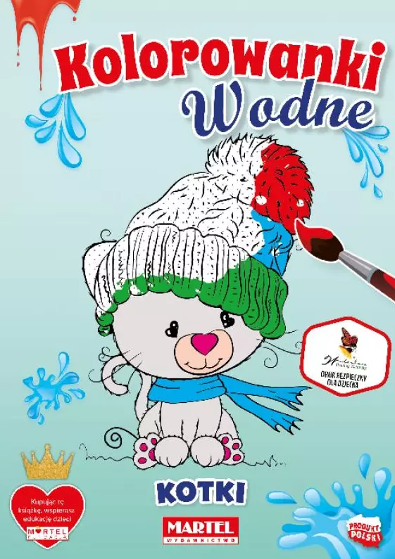 Kolorowanki wodne. Kotki - Książki