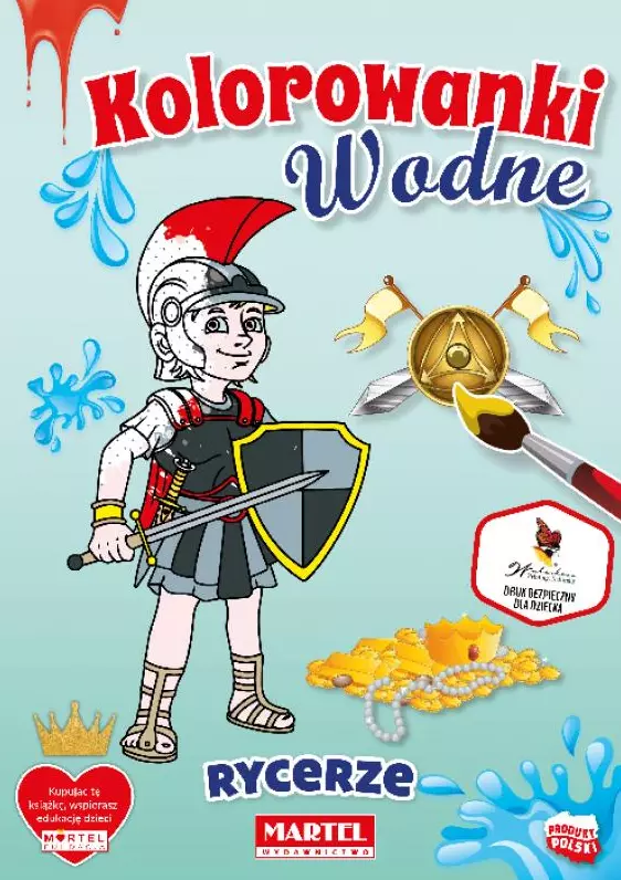 Kolorowanki wodne. Rycerze