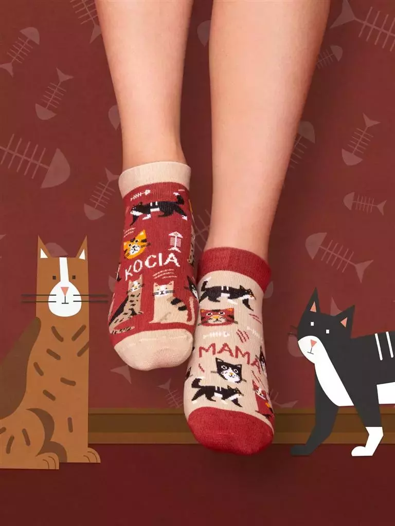 Skarpety stopki Kocia mama 39-42 - Mama i dziecko