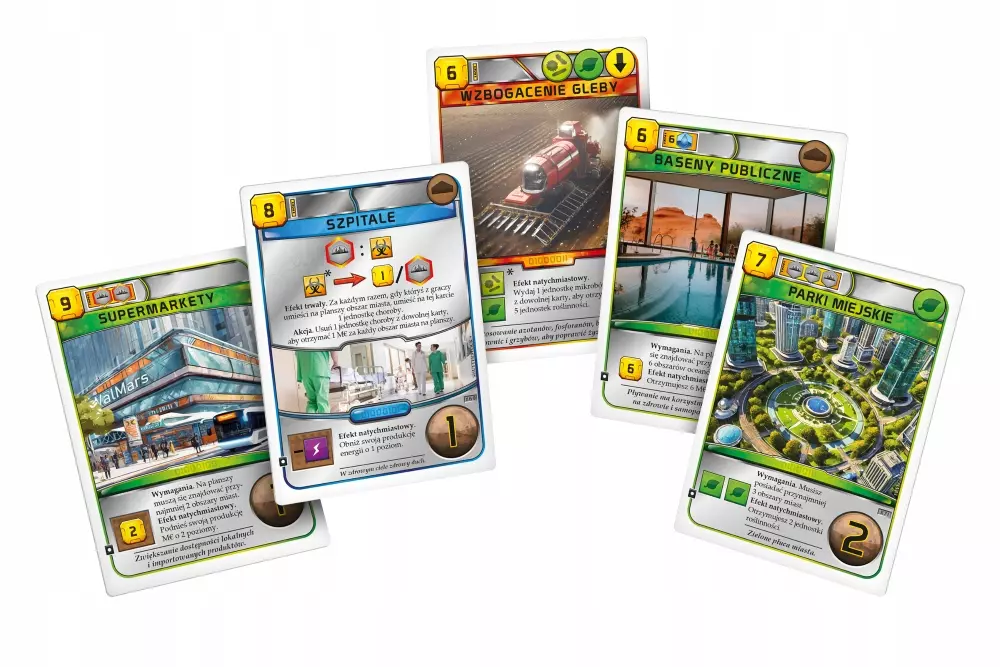 Terraformacja Marsa Zestaw dodatkowy #11 Dodatek do gry - 5 kart projektów
