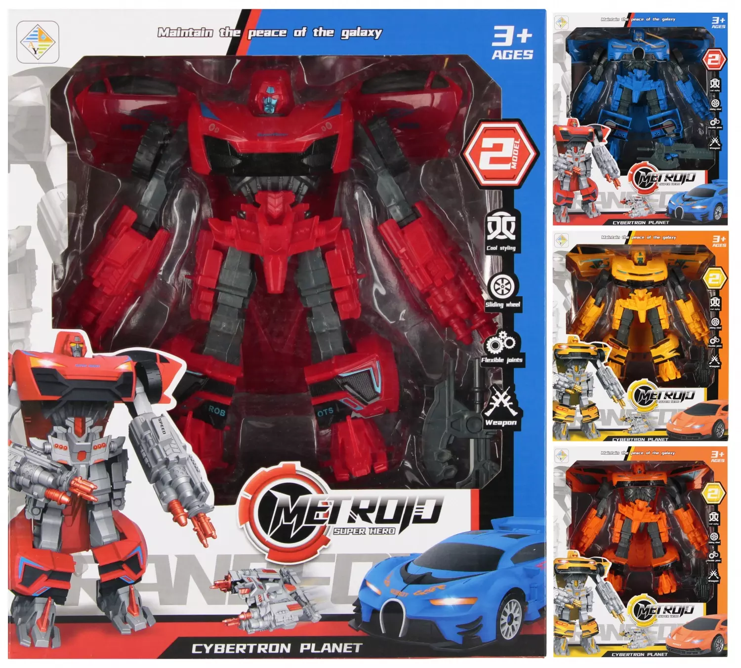 Robot 2w1 Mix 25x30x10 Mc Wb 24/48 - Zabawki