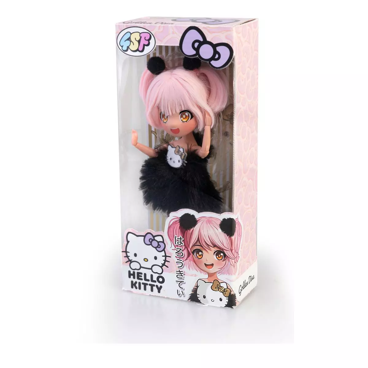 MANGA HELLO KITTY Różowa, lalka, 19.5 cm - Zabawki