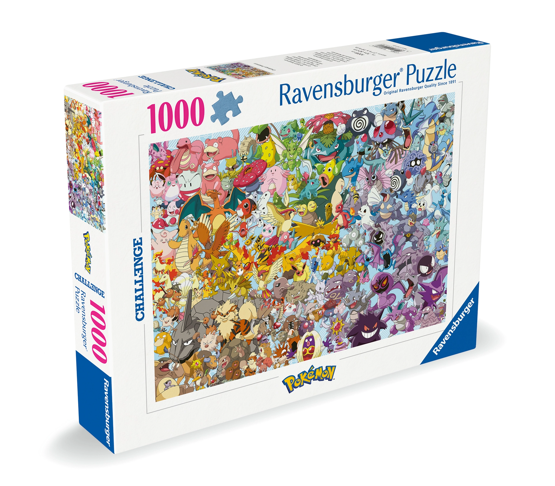 Puzzle 1000 elementów. Challenge. Pokemon - Puzzle