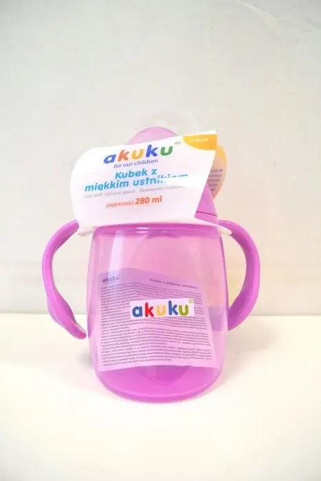 Kubek Z Miękkim Ust.blue A0366 - Zabawki
